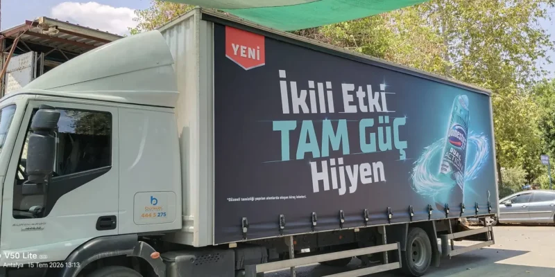 Antalya tır brandası ve araç kaplama uygulaması
