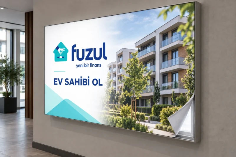 Fuzul Ev için iç mekân ışıklı kumaş lightbox tabela